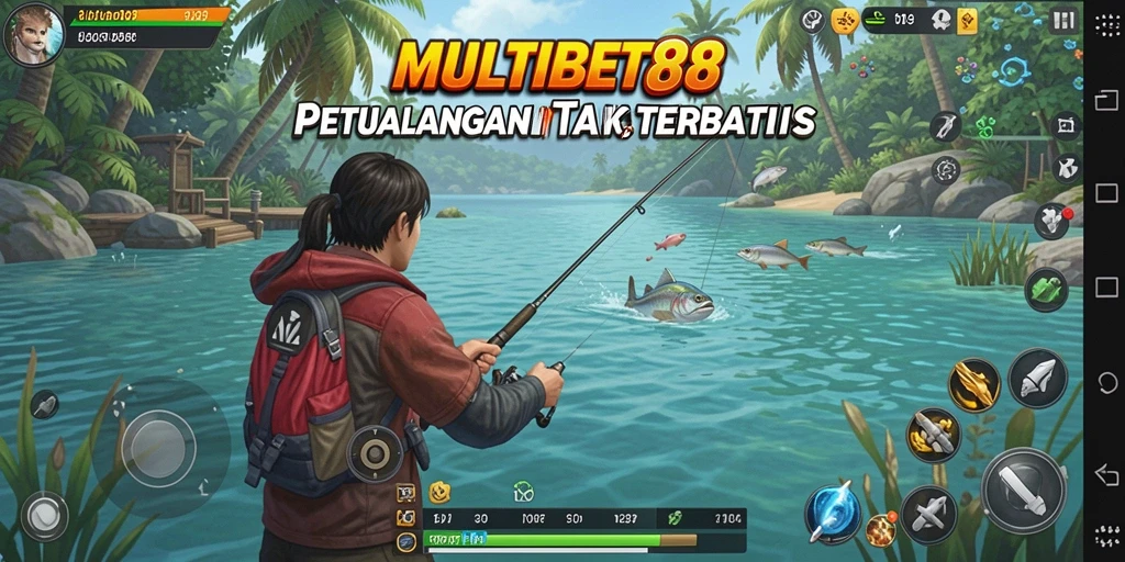Tangkapan ikan besar dalam gameplay MULTIBET88 yang menawan.