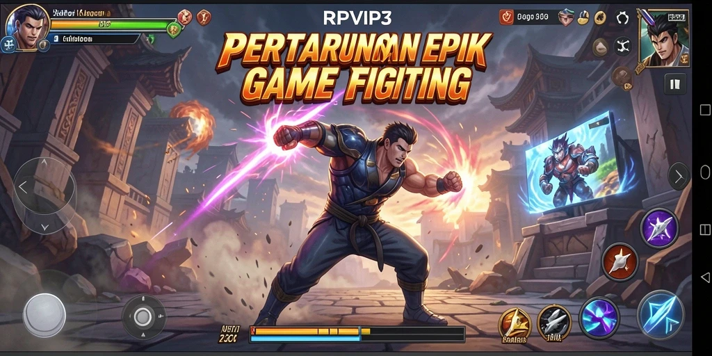 Tampilan gameplay RPVIP3 yang dinamis dan menegangkan.