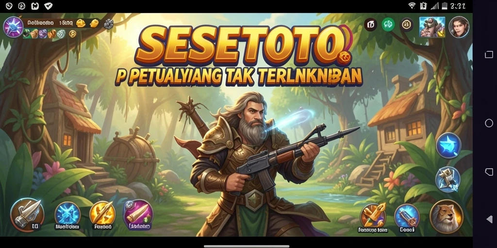 Tangkapan layar SESETOTO menampilkan aksi petualangan seru di dunia yang menakjubkan.